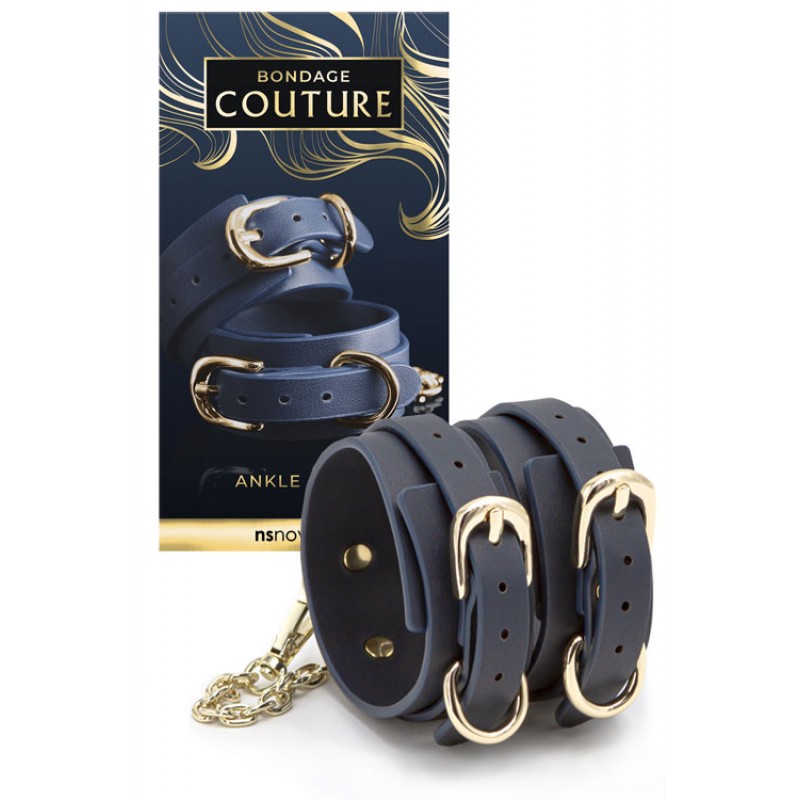 nsnovelties Bondage Couture Vegan Leather Ankle Cuffs