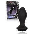 California Exotic Crystal Probe 3.75" Vibrating Silicone Butt Plug with Gem Base