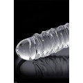 Pipedream 8.25" Textured Glass Dildo