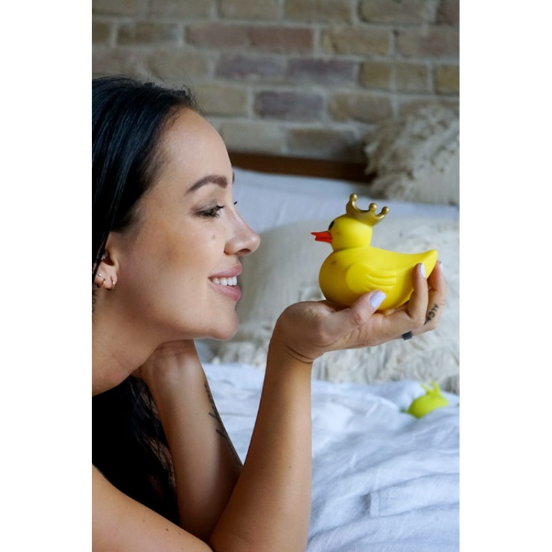 Velvet Brands Lucky Ducky 4.2" Rubber Duck Novelty Vibrator