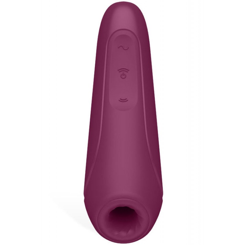 Satisfyer Curvy 1 Plus App Compatible Vibrating Air Pulse Clitoral Stimulator