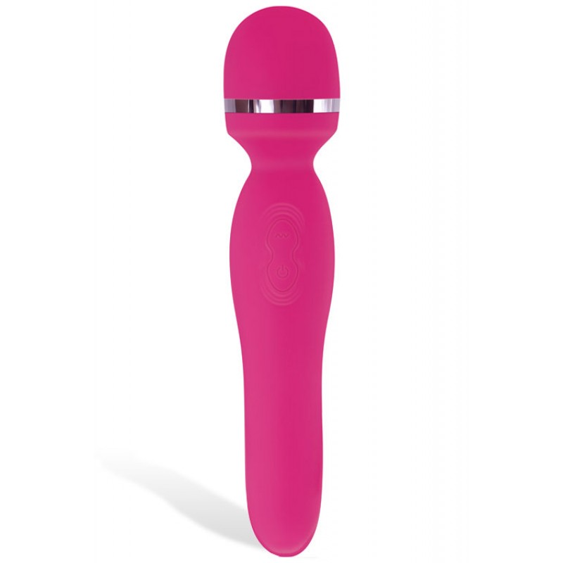 Adam and Eve Intimate Curves 7.75" Silicone Wand Vibrator