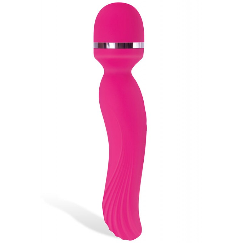 Adam and Eve Intimate Curves 7.75" Silicone Wand Vibrator