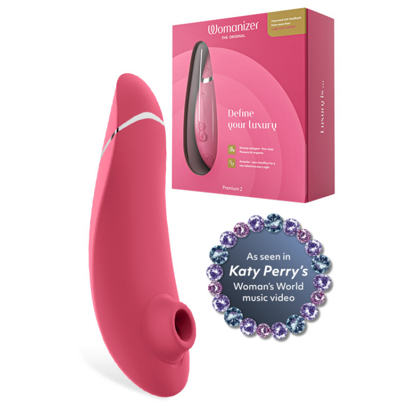 Womanizer Premium 2 Pleasure Air 6.1" Clitoral Stimulator