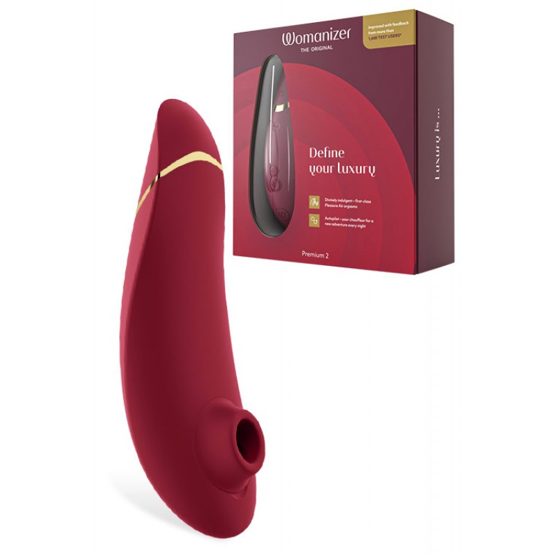 Womanizer Premium 2 Pleasure Air 6.1" Clitoral Stimulator