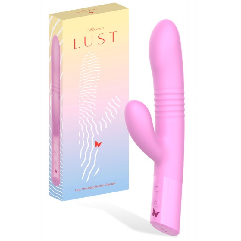 Wild Secrets Lust 10" Thrusting Rabbit Vibrator