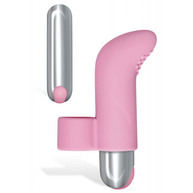 Adam and Eve 3.4" Removable Bullet Finger Vibrator