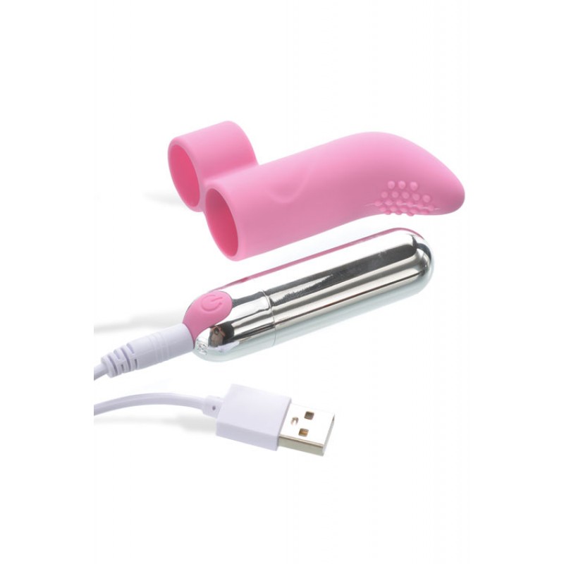 Adam and Eve 3.4" Removable Bullet Finger Vibrator