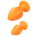 California Exotic Cheeky Orange Silicone Butt Plug Set (2 Pce)