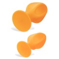 California Exotic Cheeky Orange Silicone Butt Plug Set (2 Pce)