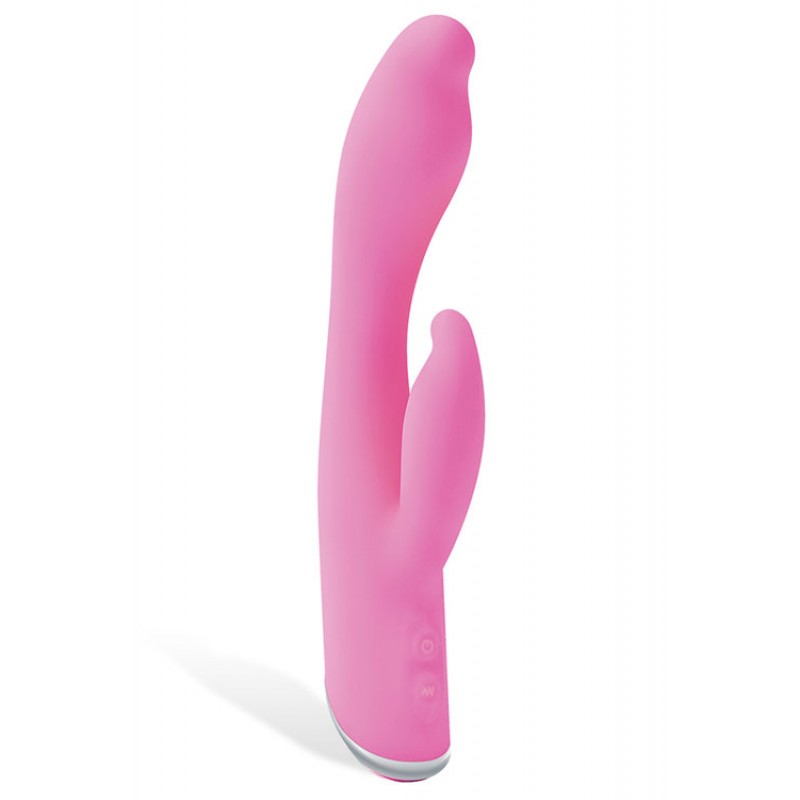 Adam and Eve 8" Angled G-Spot Tip Rabbit Vibrator