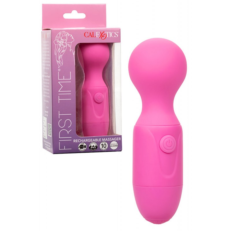 California Exotic First Time 4.75" Rechargeable Wand Massager