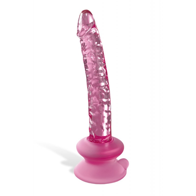 Pipedream 6.7" Realistic Glass Dildo with Suction Base