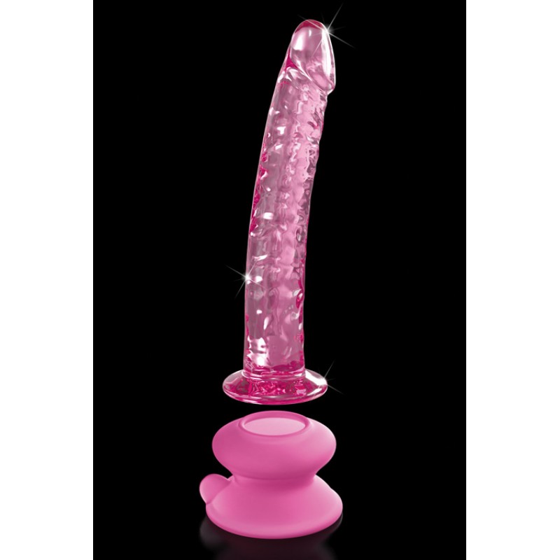 Pipedream 6.7" Realistic Glass Dildo with Suction Base