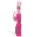 Adam and Eve Thrusting &amp; Rotating Beaded 9.75" Rabbit Vibrator