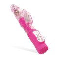 Adam and Eve Thrusting &amp; Rotating Beaded 9.75" Rabbit Vibrator