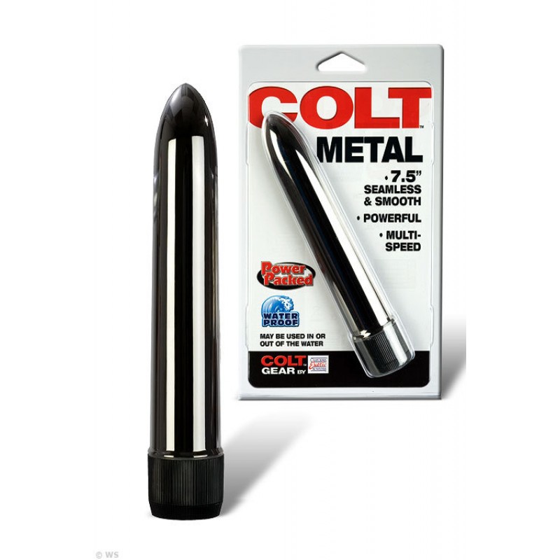 COLT 7.5" Multi Speed Metal Vibrator