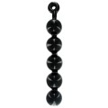 Master Series Black Baller 17.5" Large Anal Bead String