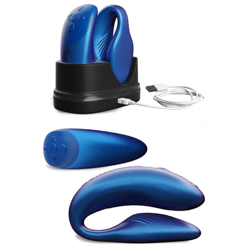 We-Vibe Chorus 3.4" App &amp; Remote Controlled  Adjustable Couples Vibrator