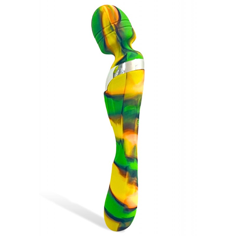 Colourful Camo Beja 8.2" Vibrating Massage Wand