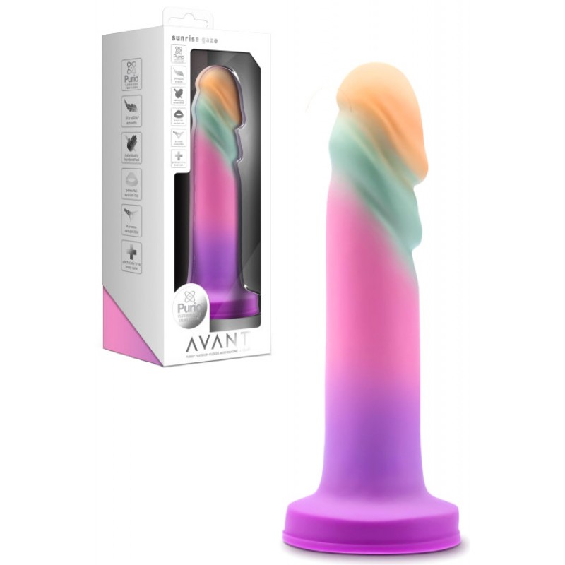 Blush Sunrise Gaze 7.5" Hand Sculpted Silicone Dildo with Suction Cup Base