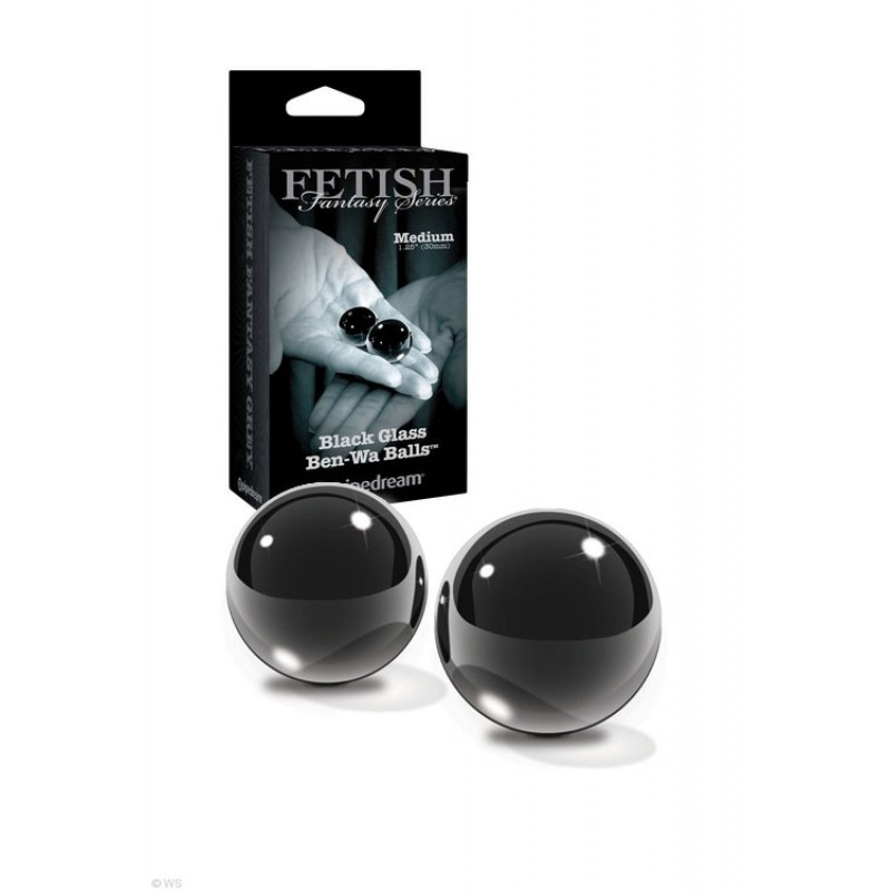 Pipedream 1.25" Medium Glass Ben Wa Balls (2 Pack)