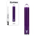 Playboy Amethyst 4.9" Glass Bullet Vibrator