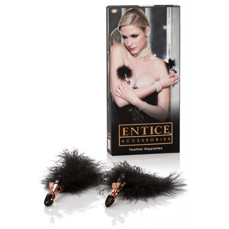 California Exotic Entice Feathery Nipple Clamps