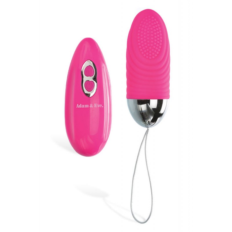 Adam and Eve 3.5" Remote Controlled Textured Silicone Bullet Vibrator