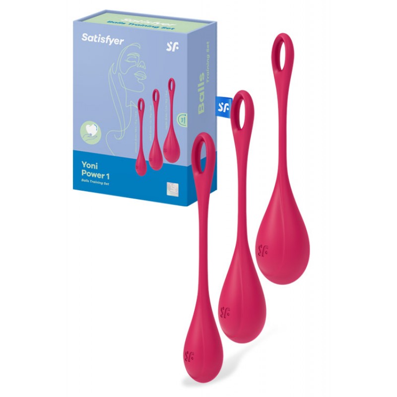 Satisfyer Yoni Power 1 Kegel Ball Set (3 Pce)