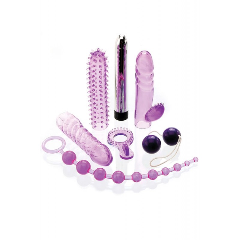 Adam and Eve Complete Lover&#39;s Vibrator Kit (7 Pce)