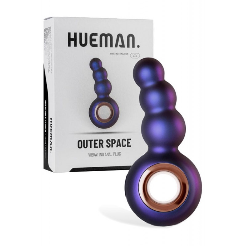 Hueman Outer Space 5.2" Vibrating Butt Plug