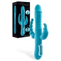 Adam and Eve 10" Thrusting &amp; Rotating Beaded Triple Stimulation Joy Rabbit