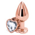 nsnovelties 3.2" Butt Plug With Crystal Heart Base