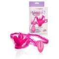 California Exotic Venus Remote Controlled 3.5" Wearable Butterfly Vibrating Stimulator with Removable Straps