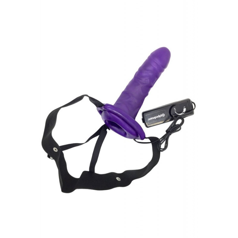 Pipedream Unisex Vibrating 6" Hollow Strap On