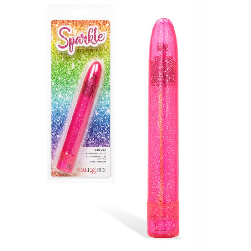 California Exotic Sparkle Slim 6" Classic Vibrator