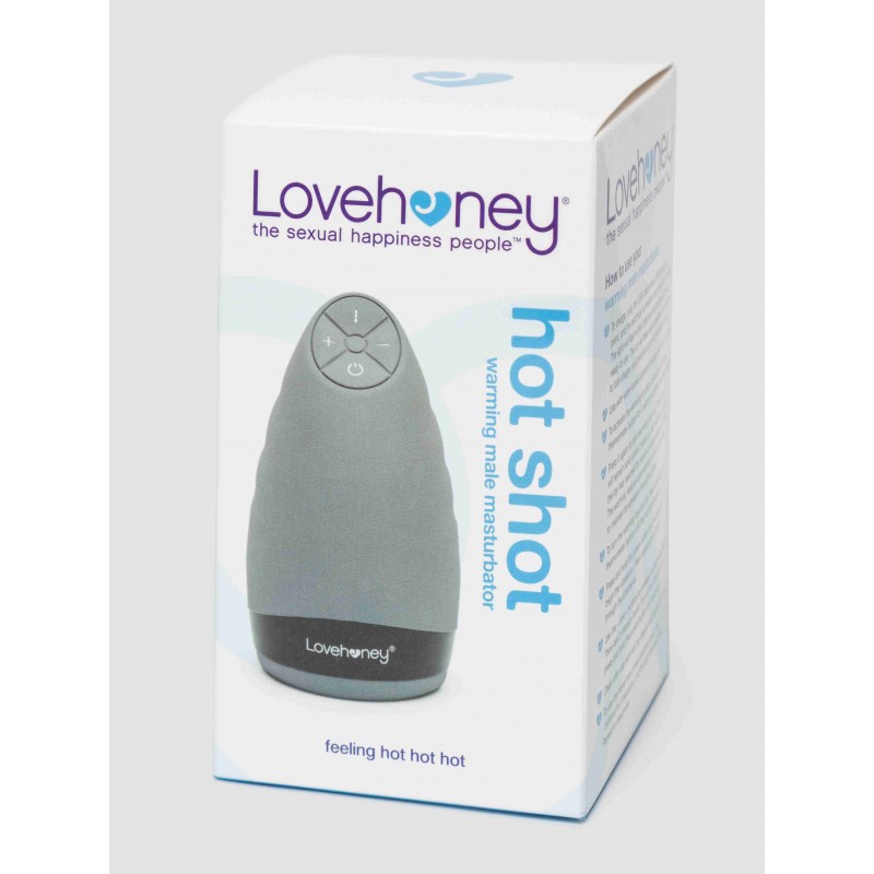 Lovehoney Hot Shot Rechargeable Warming Silicone Male Masturbator