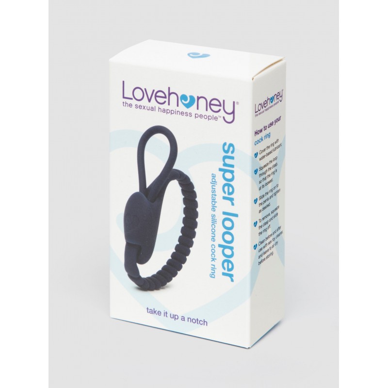 Lovehoney Super Looper Adjustable Silicone Cock Ring