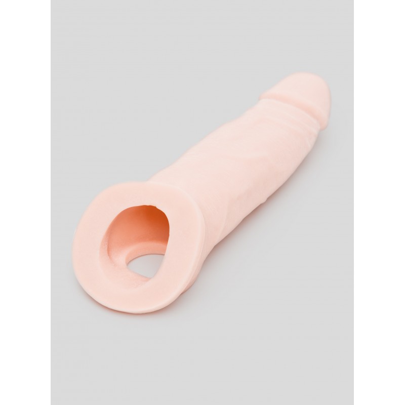 Lovehoney Real-Feel Penis Extender 1.5 Inch with Ball Loop - Flesh Pink