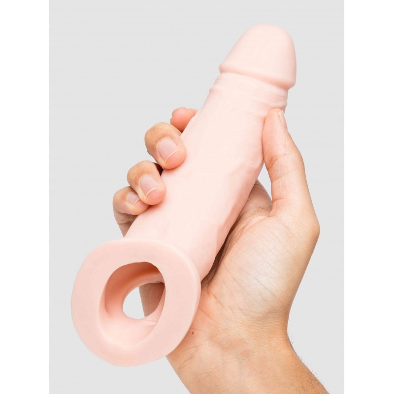 Lovehoney Real-Feel Penis Extender 1.5 Inch with Ball Loop - Flesh Pink