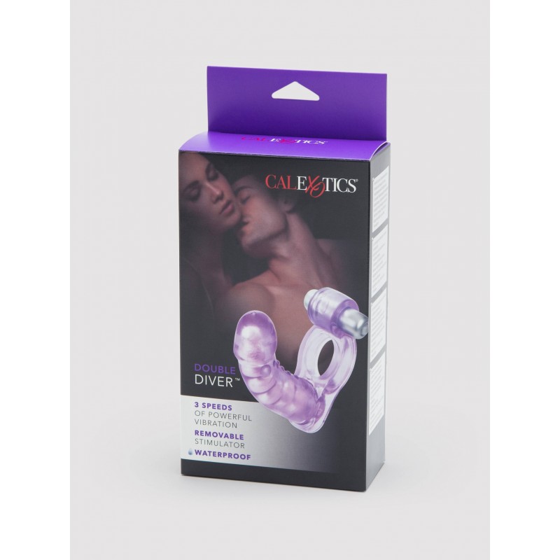 Double Diver Vibrating Double Penetration Cock Ring