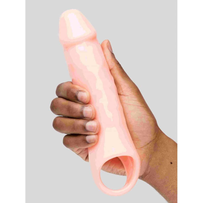 Lovehoney Mega Mighty Penis Extender with Ball Loop Flesh Pink