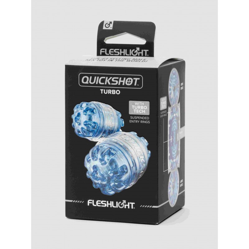 Fleshlight QUICKSHOT Turbo Blue Ice Compact Male Masturbator